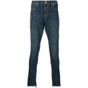 Indigo Broderede Skinny Jeans