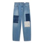 Patchwork Relaxed Jeans