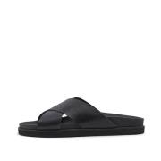 Luma sandal læder - BLACK