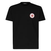 Sort Logo Appliqué T-shirts og Polos