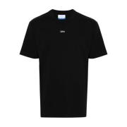 Sort & Hvid Bomuld T-shirt Jersey