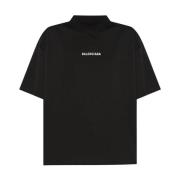 Sort Crew Neck T-shirts og Polos