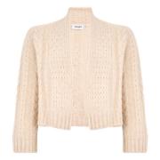 Beige Sweater AW24 Høj Hals Crop