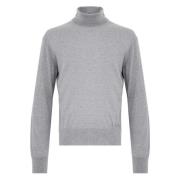 Grå højhalset sweater AW24