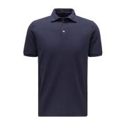 Kortærmet Navy Blue Polo Skjorte