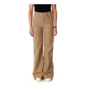 Corduroy Wide Leg High Waist Pants