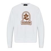 Sweatshirt med print