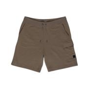 Beige Bomuld Bermuda Shorts