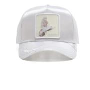 Hvid Paloma Satin Trucker Cap