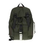 Nylon Vandrerucksack med Frontlomme