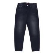 Afslappet Mørk Denim Jeans