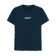 Blå Crew Neck T-shirts og Polos