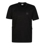 Sort Merceriseret Jersey T-Shirt