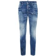 Blå Denim Slim Fit Jeans