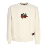 Bone Man Crewneck Sweater Broderet Bomuld