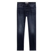 Skinny Fit Blå Denim Jeans