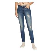 Flora Skinny Jeans Medium Blue Denim