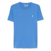 Broderet Slim Fit Bomuld T-shirt