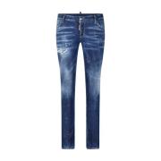 Slim Fit Brugt Look Jeans