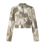 Blomstret Blouson Jakke