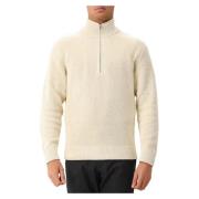 Beige Half Zip Sweater Jacobo