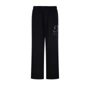 Sort Logo Print Wide Jogging Pant