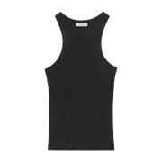 Sort Ribbet Tank Top