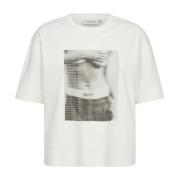 Jet Stream T-shirt med Logoprint