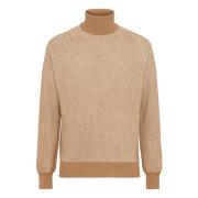 Merino uld polo hals jumper