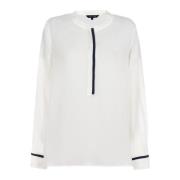 Elegant Bluse med Lange Ærmer