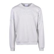 X Sweatshirt i bomuld-polyester blanding