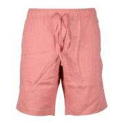 Linned Bermuda Shorts