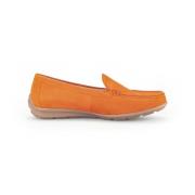 Orange Dames Loafer Sko