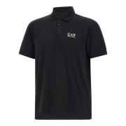 Sort Polo Shirt med Logo