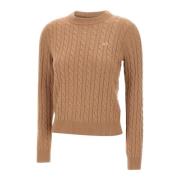 Beige Uldblanding Sweater