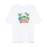 Beach Wave Rund Hals Kortærmet T-shirt