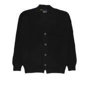 Sort Logo V-Neck Cardigan Sweater