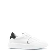 Lav Temple Sneakers i Sort/Hvid