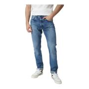 Slim Skinny Denim Jeans Blå