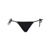 Logo Print Tie Side Bikini Hipster