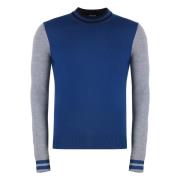 Ribstrikket uldsweater