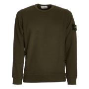 Ikonisk Crew-Neck Sweatshirt Verde AW24