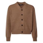 Brun Logo Cardigan Sweater