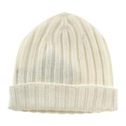 Kashmir Ribstrikket Beanie Hat