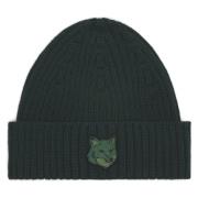 Rævehoved Beanie Uldhue