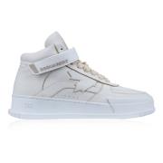 Herre High Top Sneakers med Snørebånd, Velcro