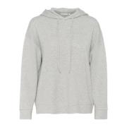 Granit Melange Hættetrøje Sweatshirt