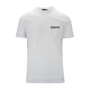 Herre Grafisk Print Bomuld T-Shirt