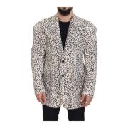 Elegant Hvid Blazer Slim Fit