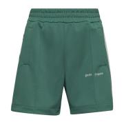 Grøn Stribet Tape Shorts